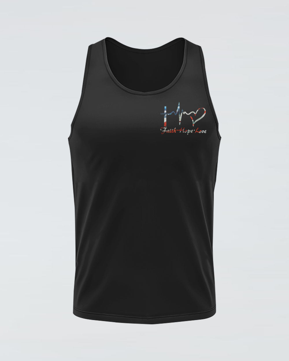 Jesus Saved America Wings Cross Women's Christian Tanks
