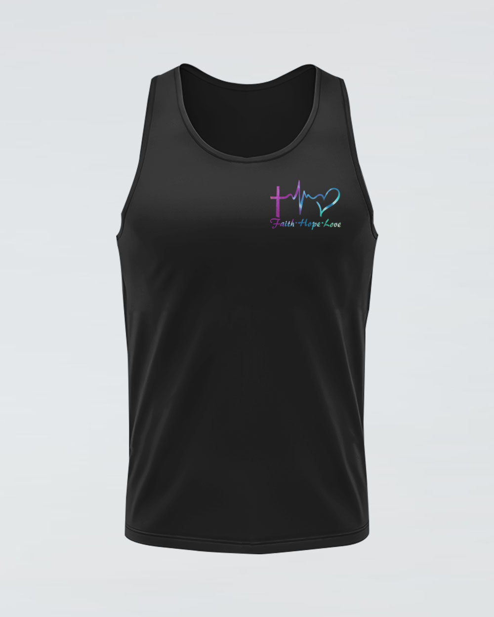 Faith Watercolor Wings Tiedye Women's Christian Tanks