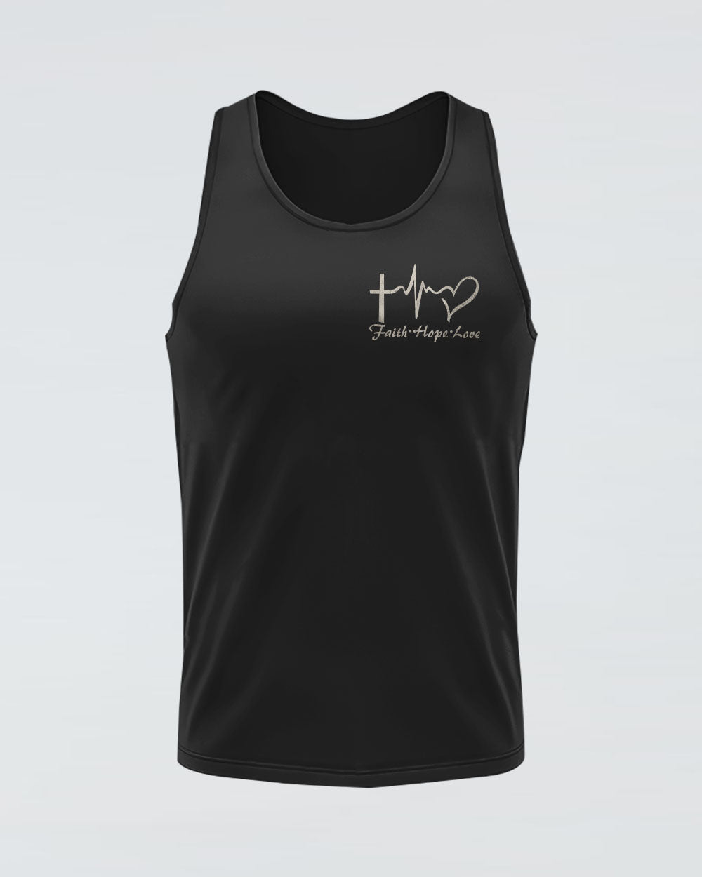 Rose Cross Painting Women's Christian Tanks