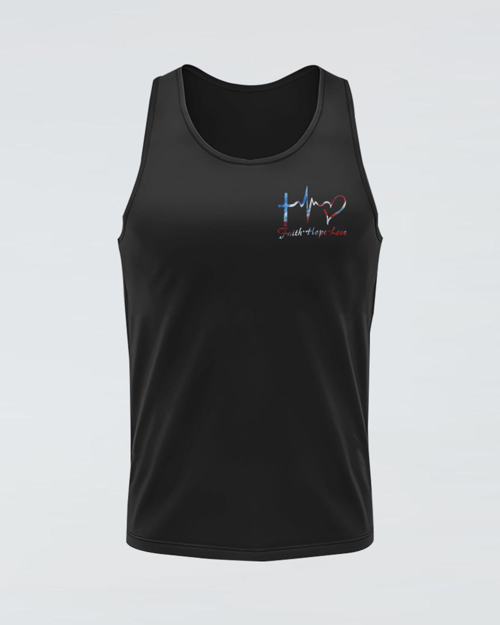 Faith Wings Flag Independence Day Women's Christian Tanks