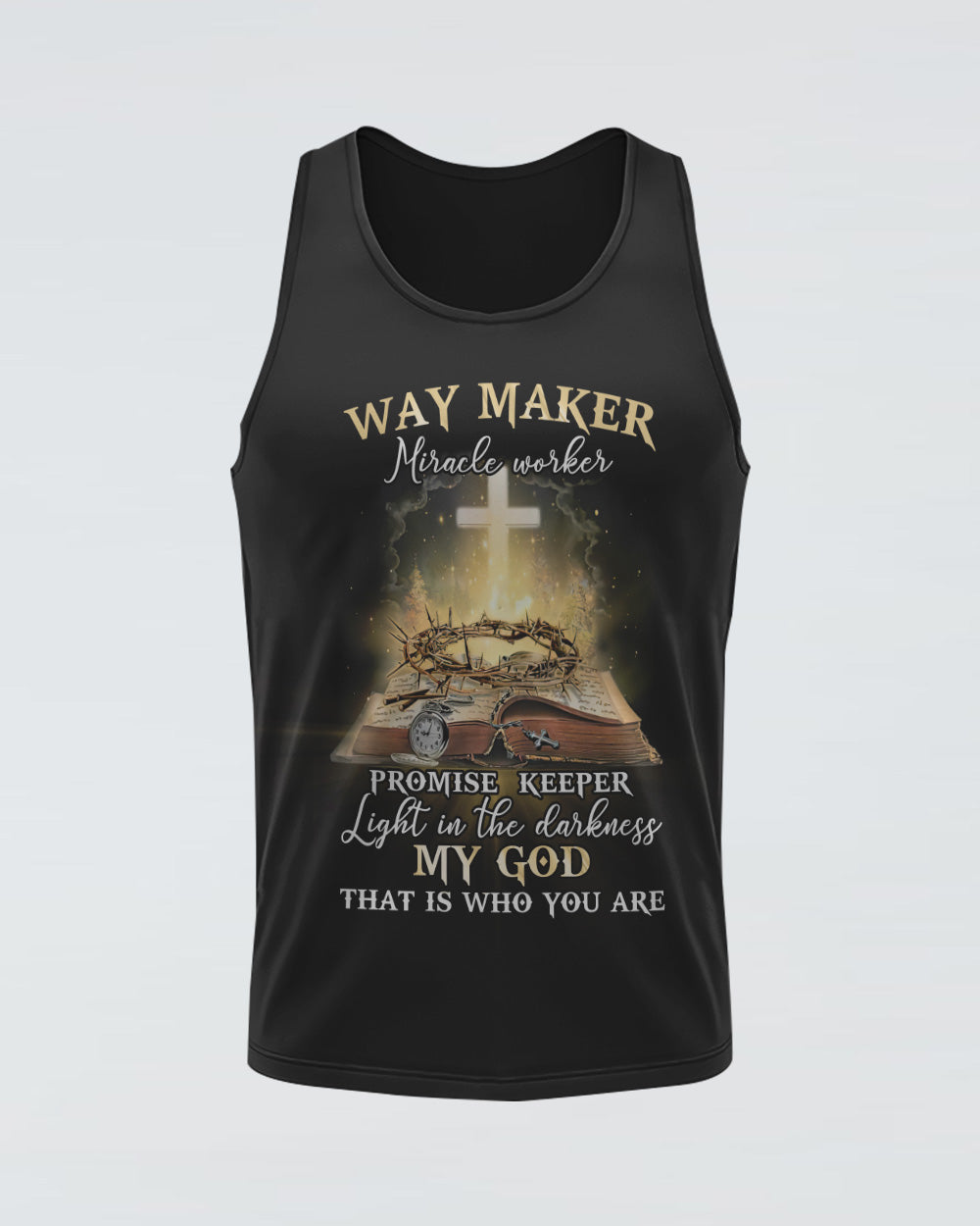 Way Maker Miracle Worker Bible Women's Christian Tanks