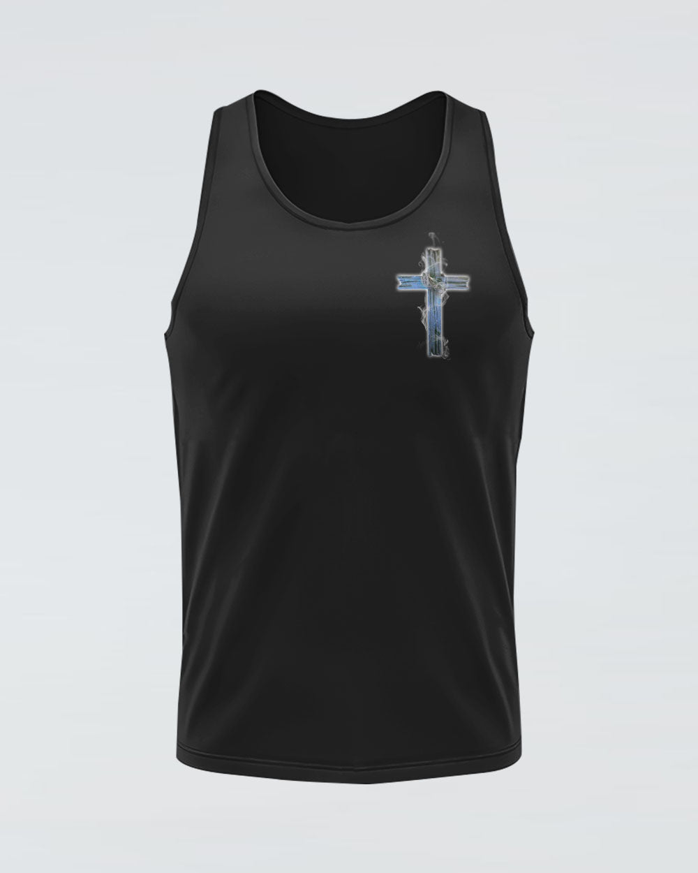 Faith Jesus Cross Galaxy Flag Women's Christian Tanks