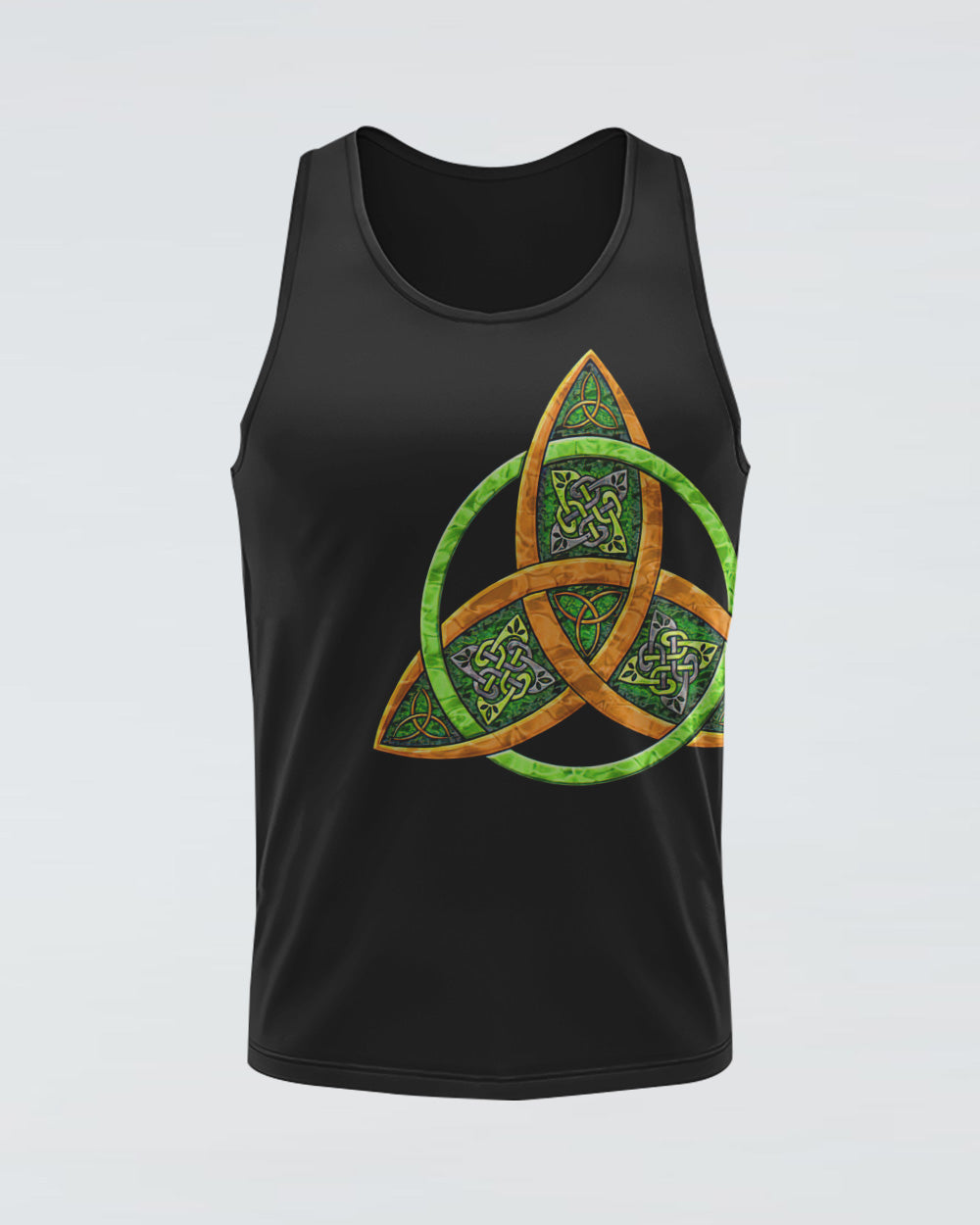Celtic Cross Irish Wings Men's Christian Tanks