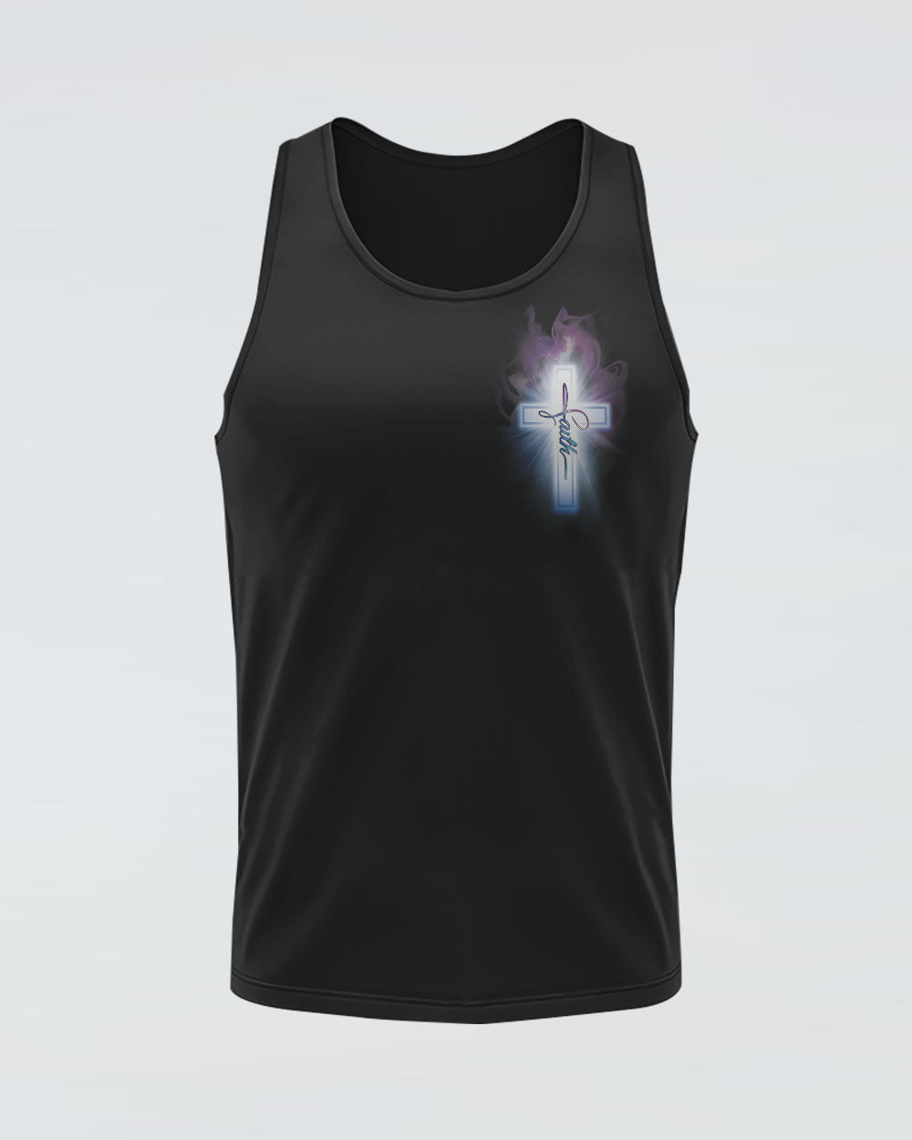 Faith Over Fear Jesus Galaxy Sky Women's Christian Tanks