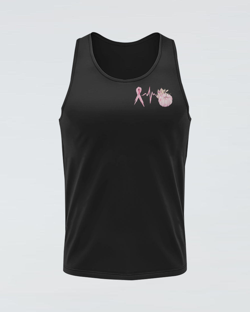Fight Ribbon Flag Halloween Women's Breast Cancer Awareness Tanks