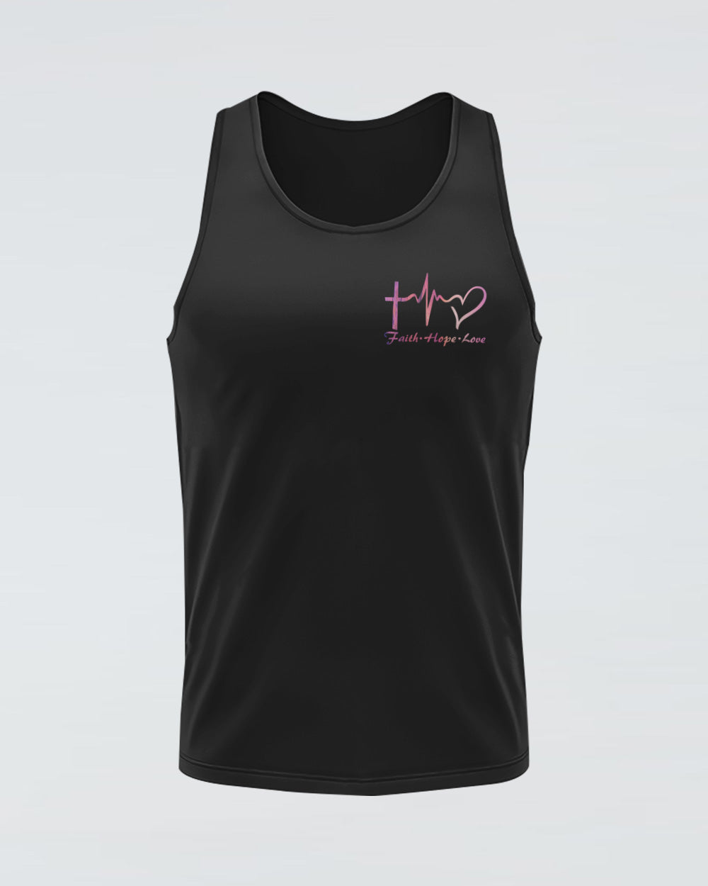 Worry Ends When Faith In God BeGins Women's Christian Tanks