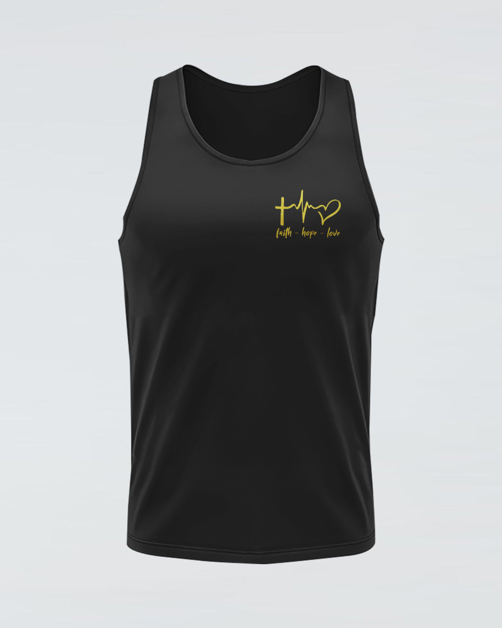Sunflower Heart Cross Smoke Women's Christian Tanks