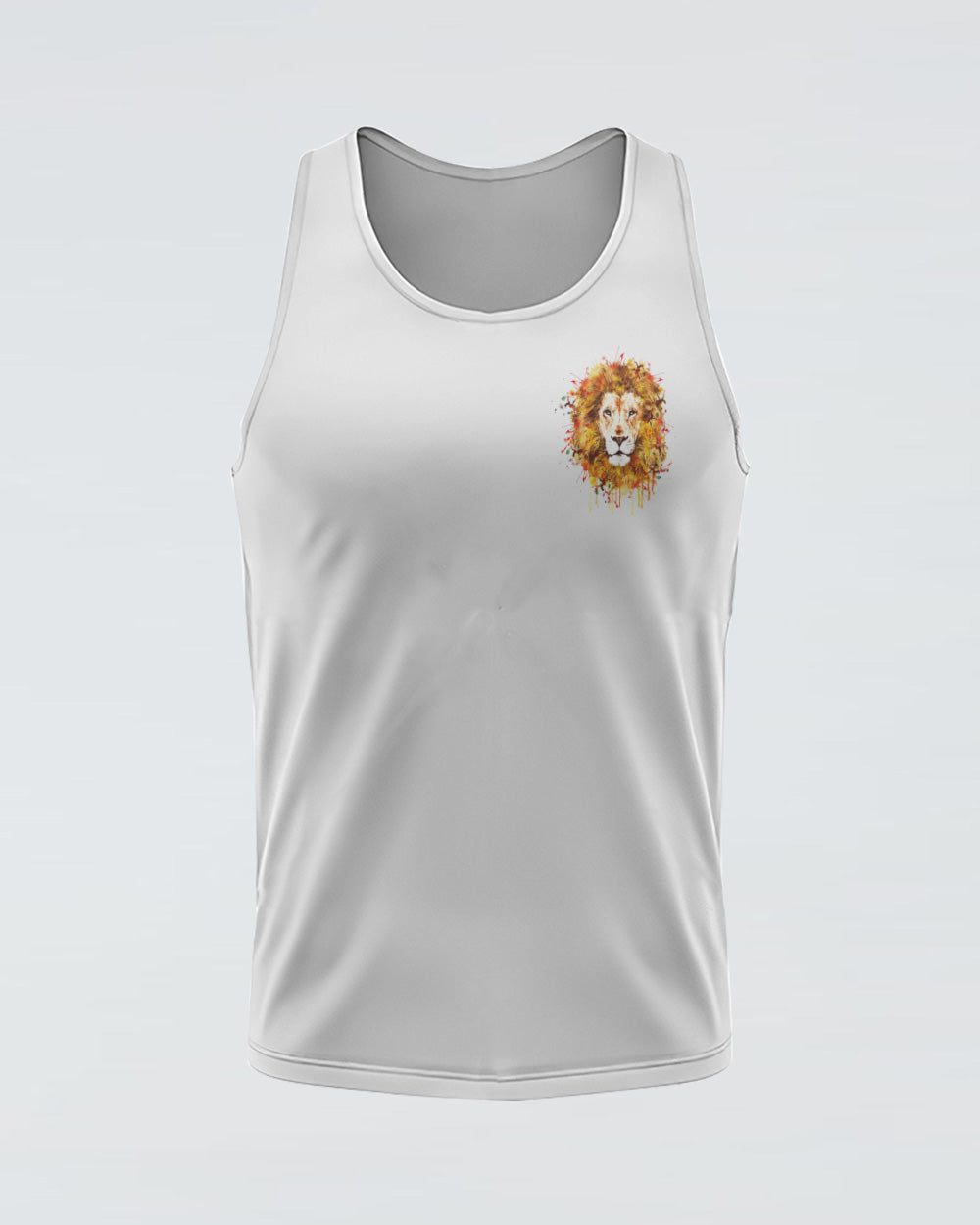 Way Maker Miracle Worker Faith Lion Watercolor Women's Christian Tanks