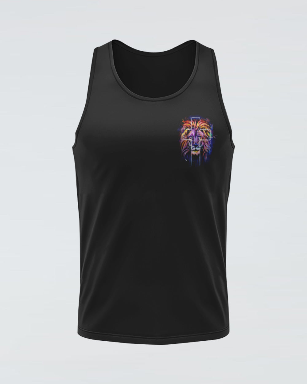 Way Maker Miracle Worker Colorful Lion Faith Heart Beat Women's Christian Tanks