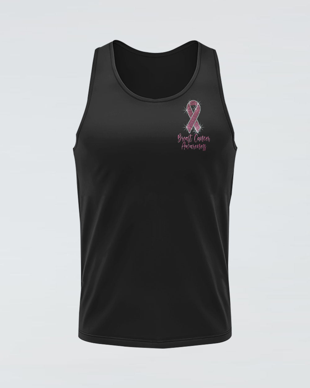 Sparkle Wings Pink Ribbon Women's Breast Cancer Awareness Tanks