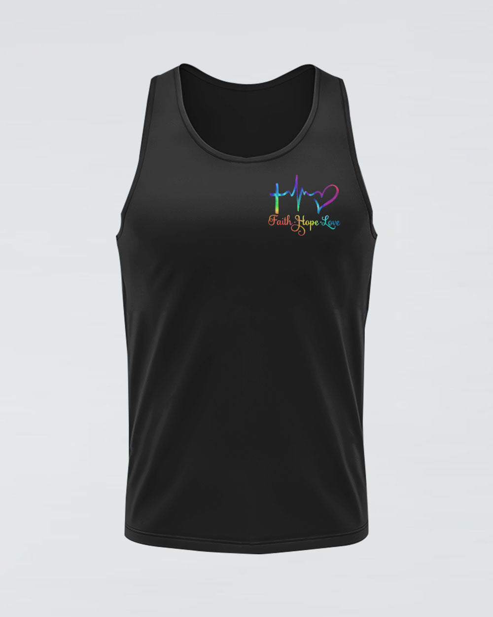Faith Colorful Wings Cross Smoke Women's Christian Tanks