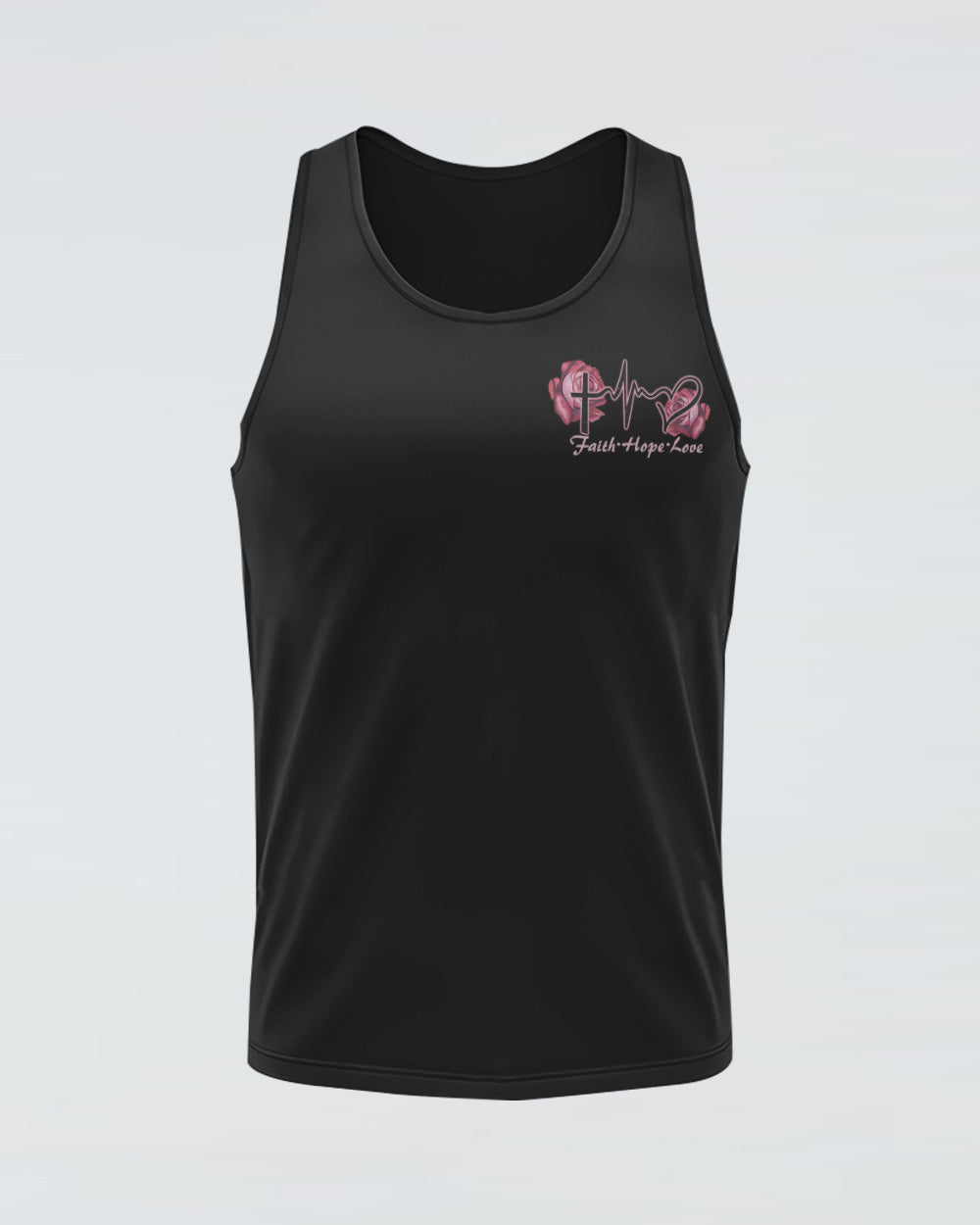 Rose Wood Cross Butterfly Women's Christian Tanks