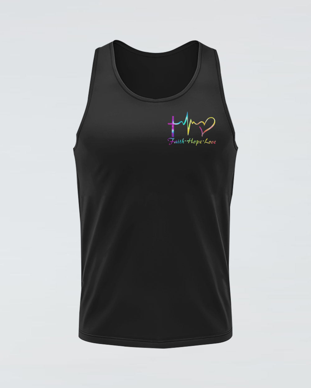 Fe' Rose Cross Tie Dye Watercolor Women's Christian Tanks