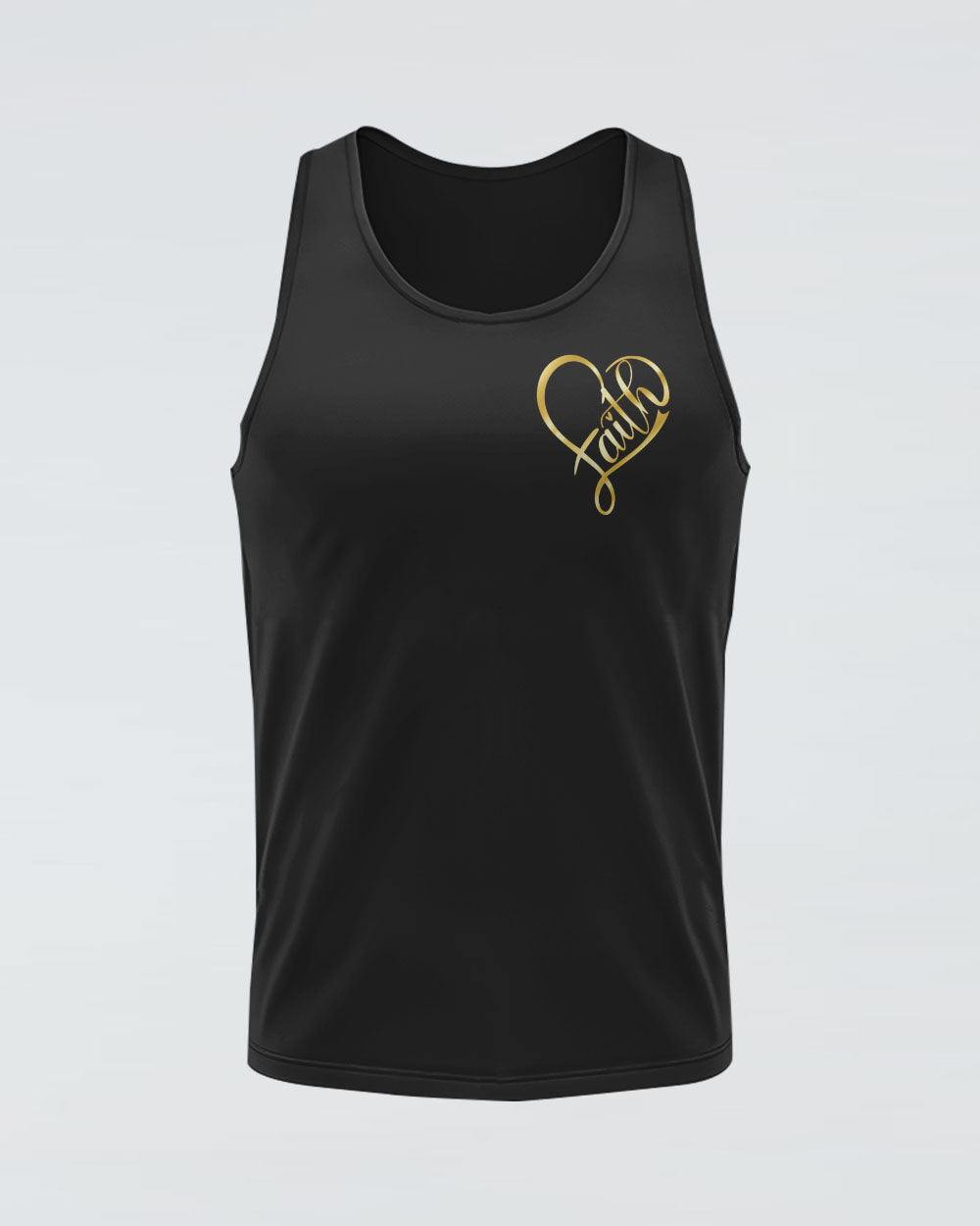 Faith Cross Gold Butterfly  Women's Christian Tanks