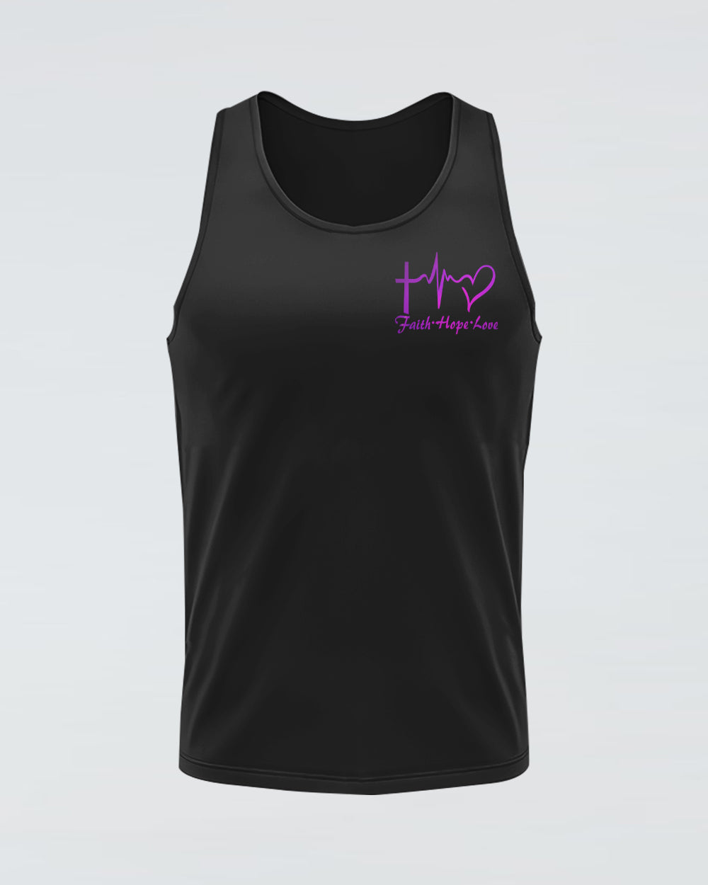 Faith Purple Rose Women's Christian Tanks