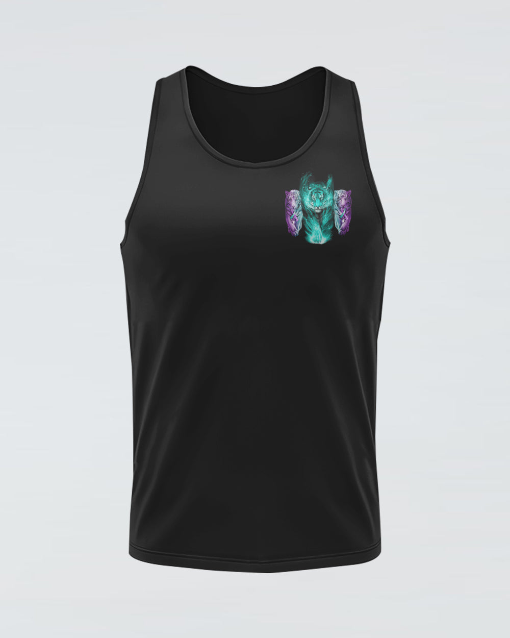 No One Fights Alone Tiger Women's Suicide Prevention Awareness Tanks