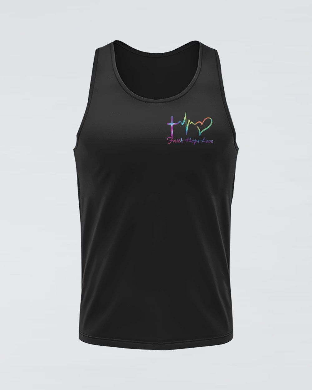 Fe Wings Cross Watercolor Tie Dye Women's Christian Tanks