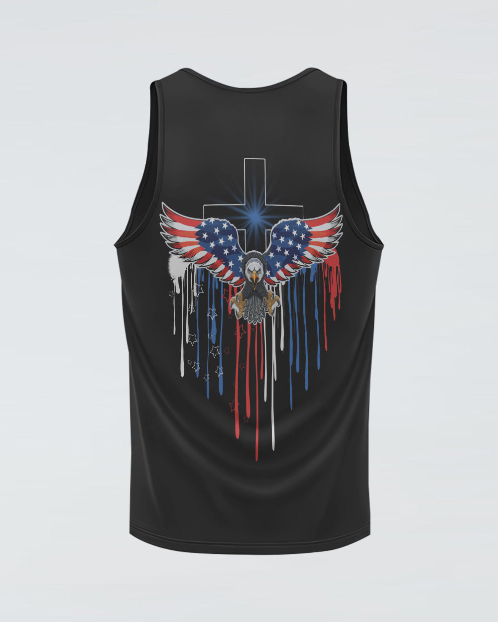 Eagle Melt Heart Cross Women's Christian Tanks