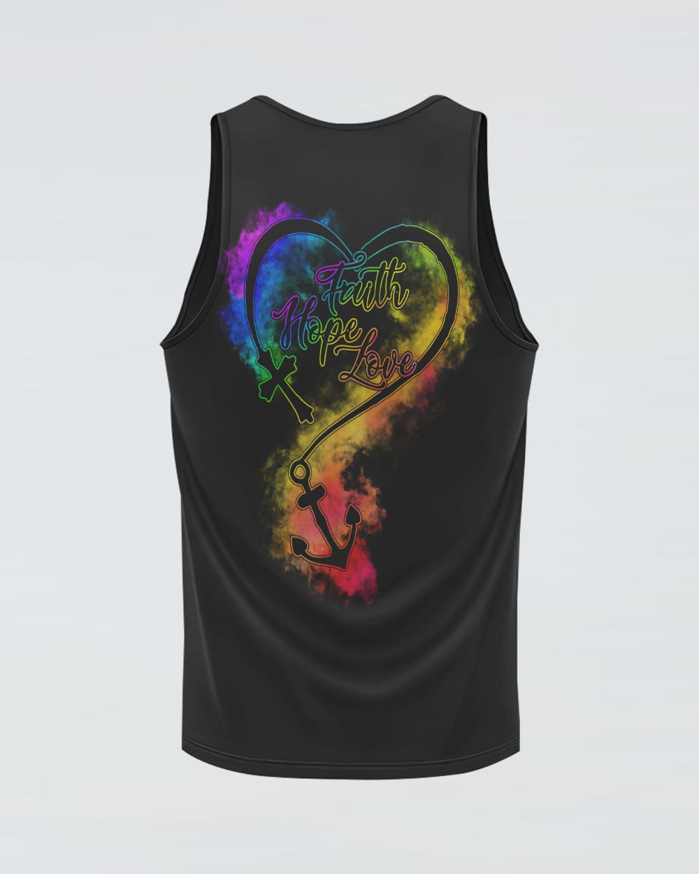 Faith Hope Love Cross Anchor Heart Women's Christian Tanks