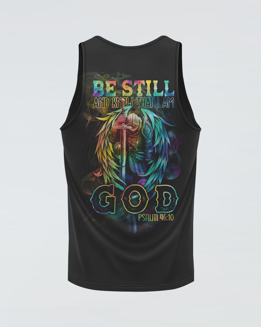 Be Still And Know That I Am God Warrior Wings Women's Christian Tanks