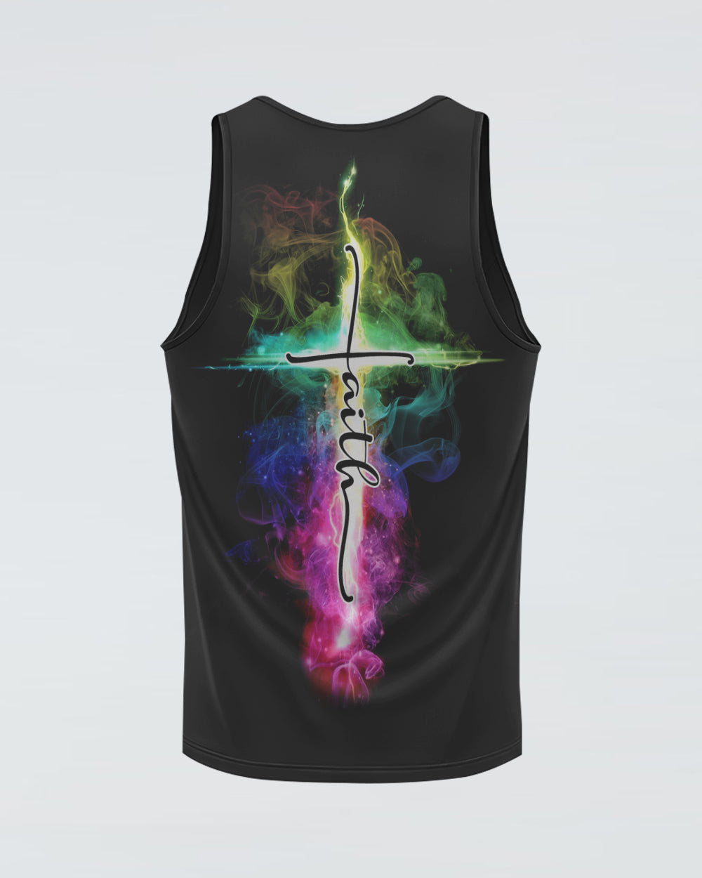 Faith Fire Smoke Cross Women's Christian Tanks