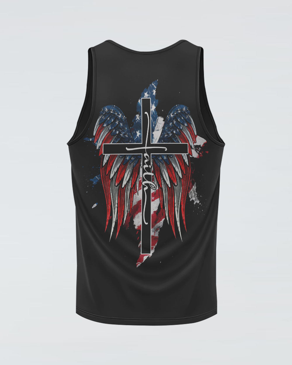Faith American Flag Wings Women's Christian Tanks