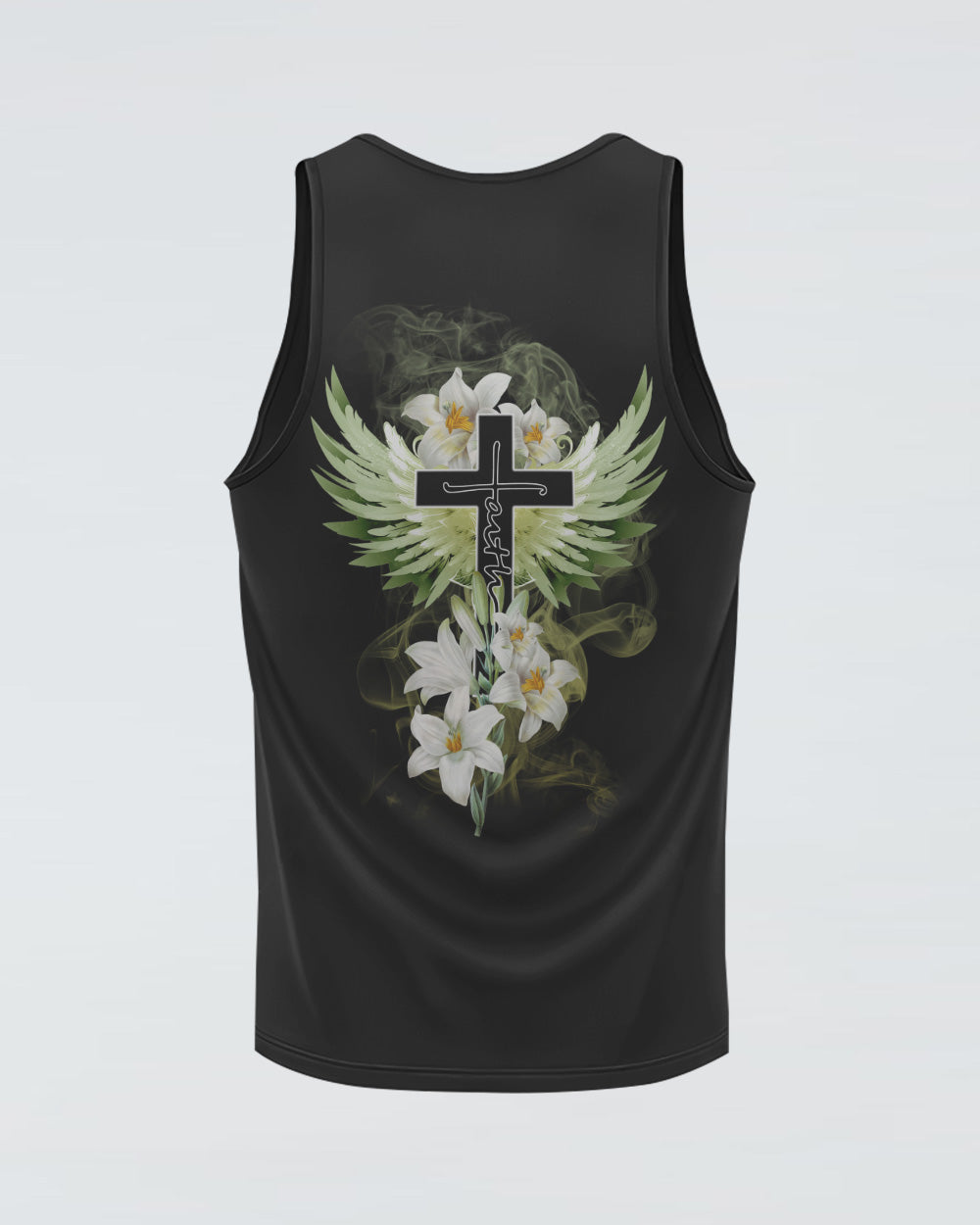 Faith Cross Lily Women's Christian Tanks