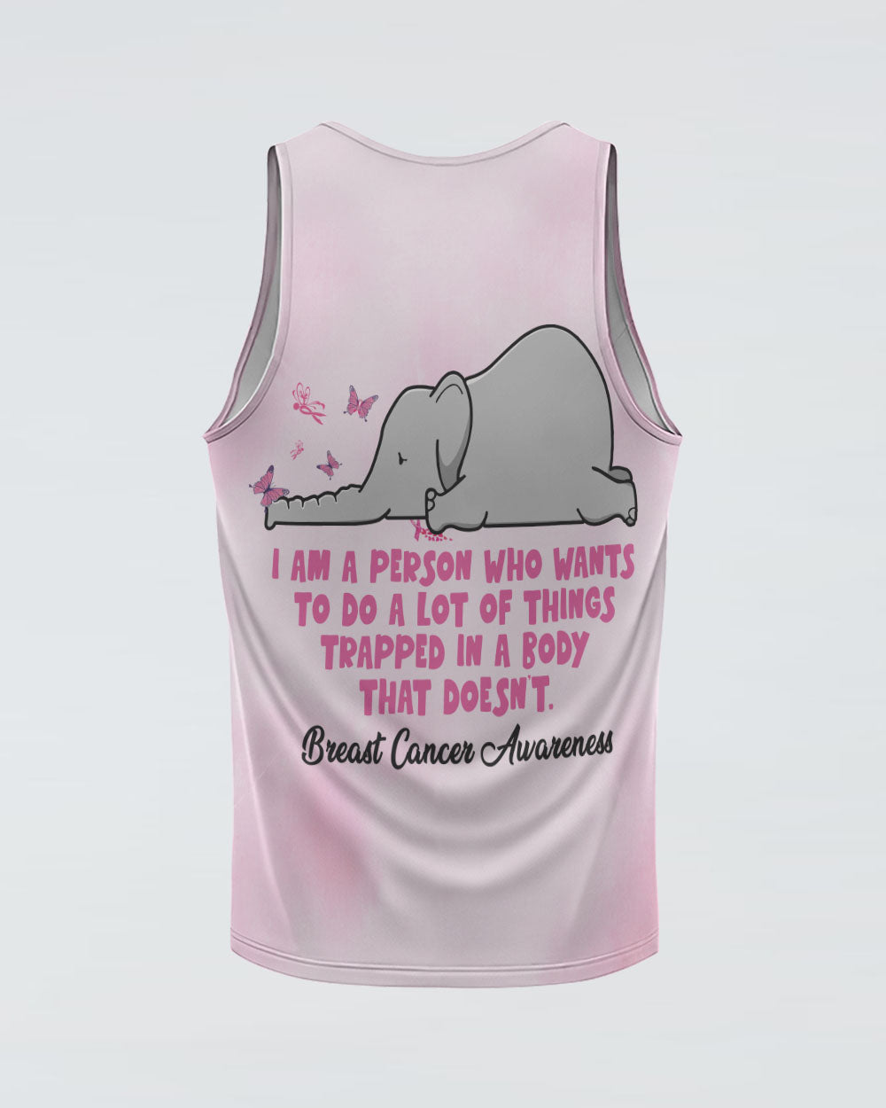 I Am A Person Who Wants To Do  Women's Breast Cancer Awareness Tanks