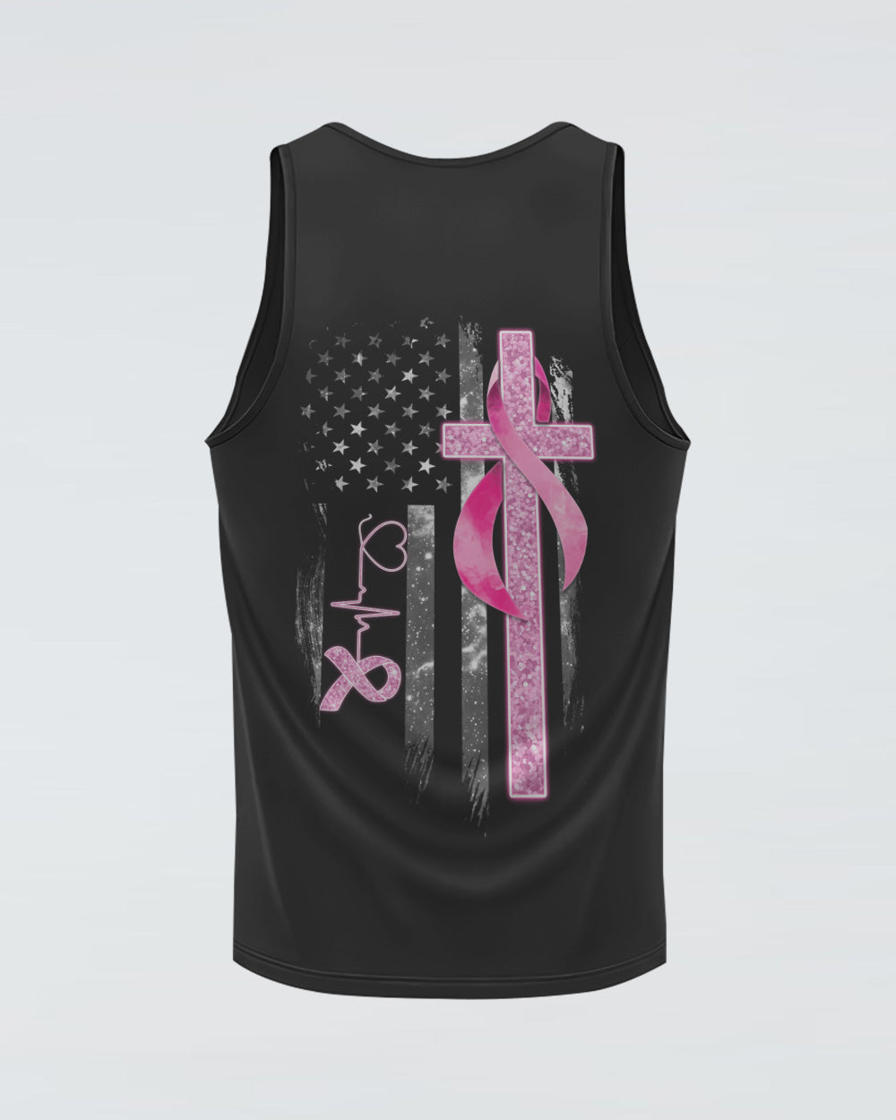I Wear Pink For My Mom Women's Breast Cancer Awareness Tanks