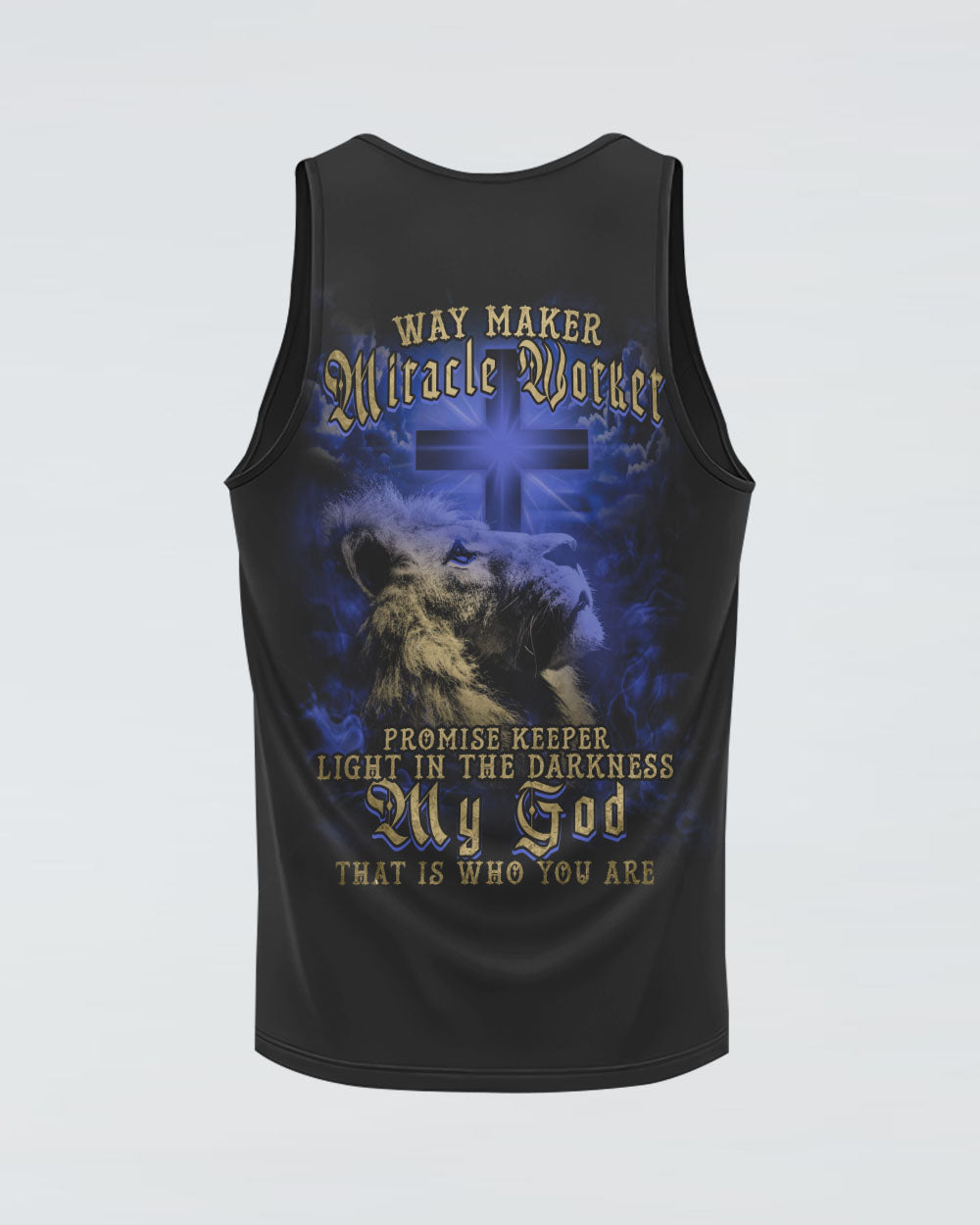 Way Maker Miracle Worker Promise Keeper Men's Christian Tanks