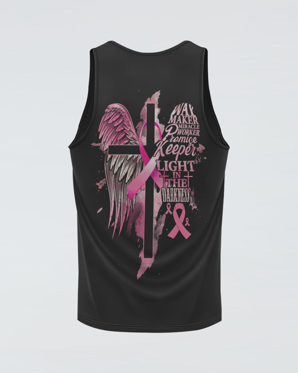 Way Maker Miracle Worker Promise Keeper Life Half Wings Women's Christian Tanks