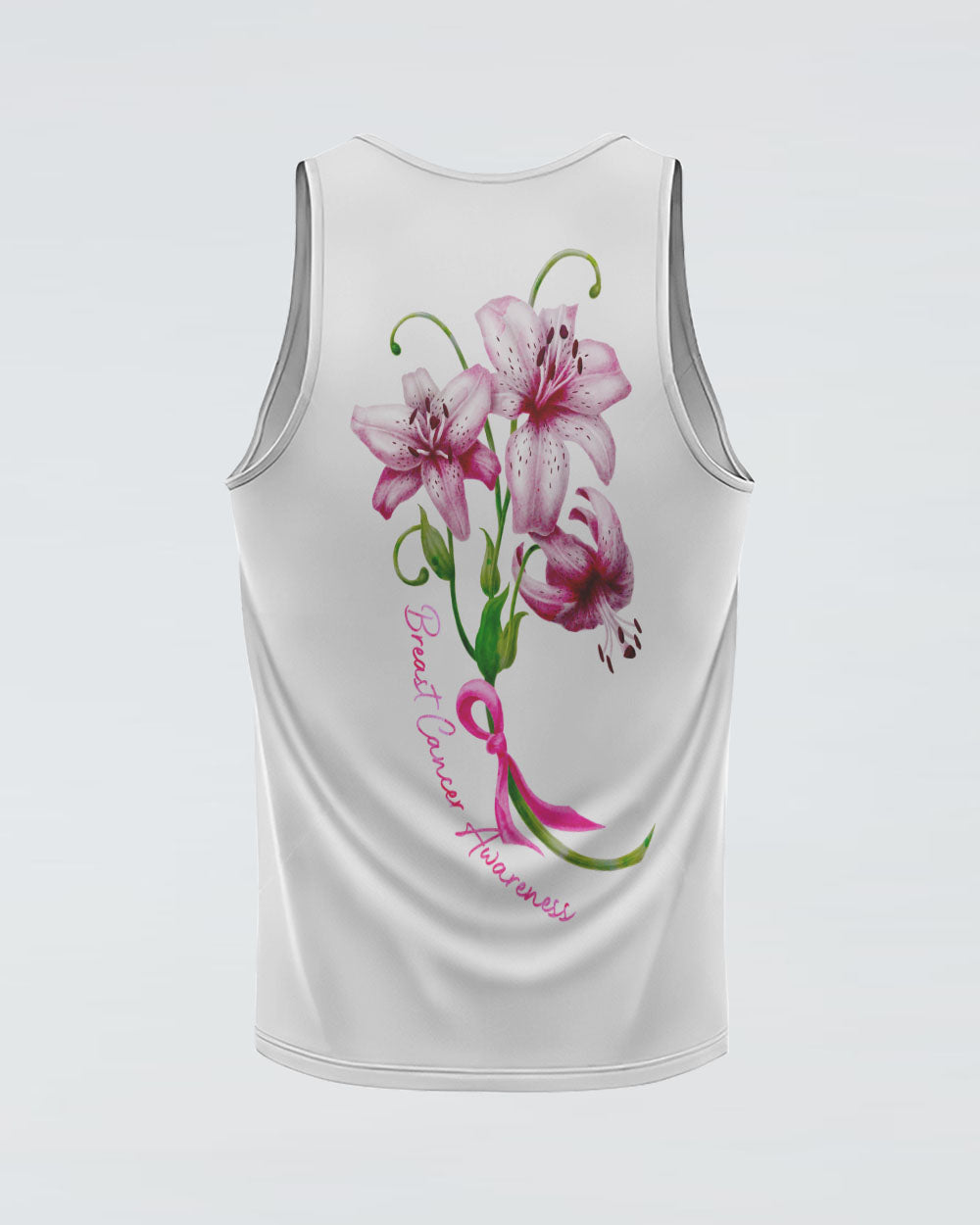 Tyler Lily Ribbon Women's Breast Cancer Awareness Tanks