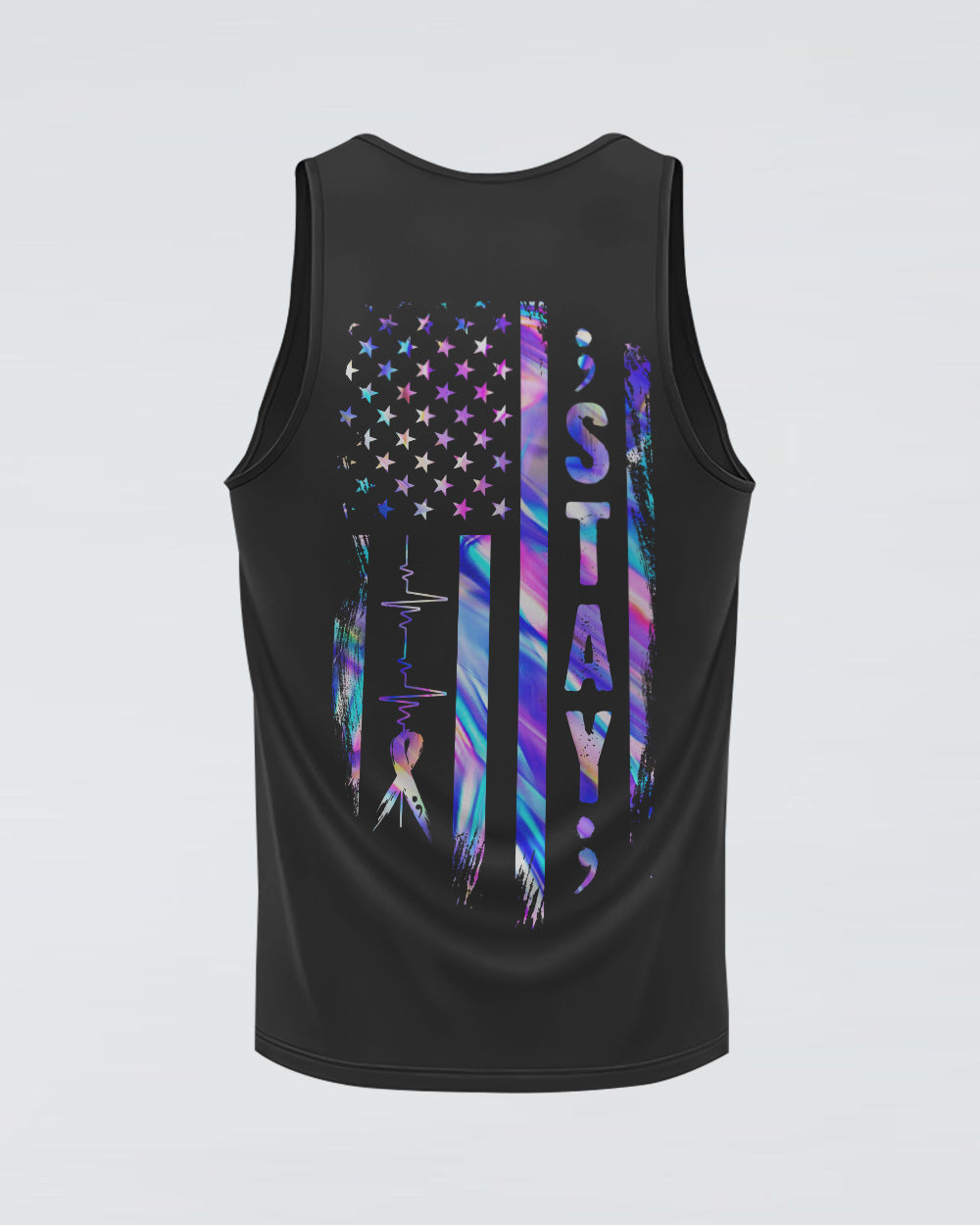 Stay Flag Women's Suicide Prevention Awareness Tanks