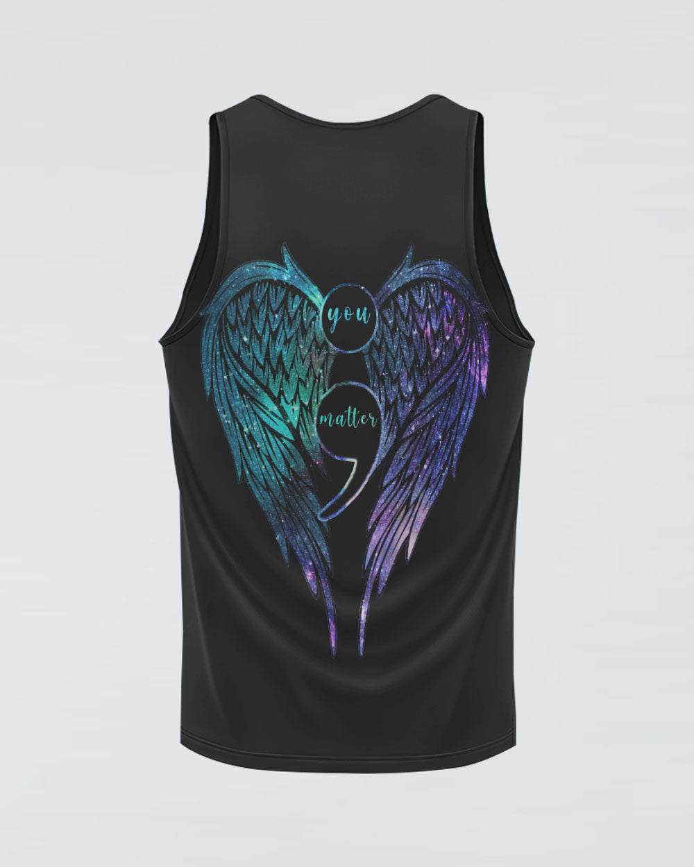 Galaxy You Matter Wings Women's Suicide Prevention Awareness Tanks