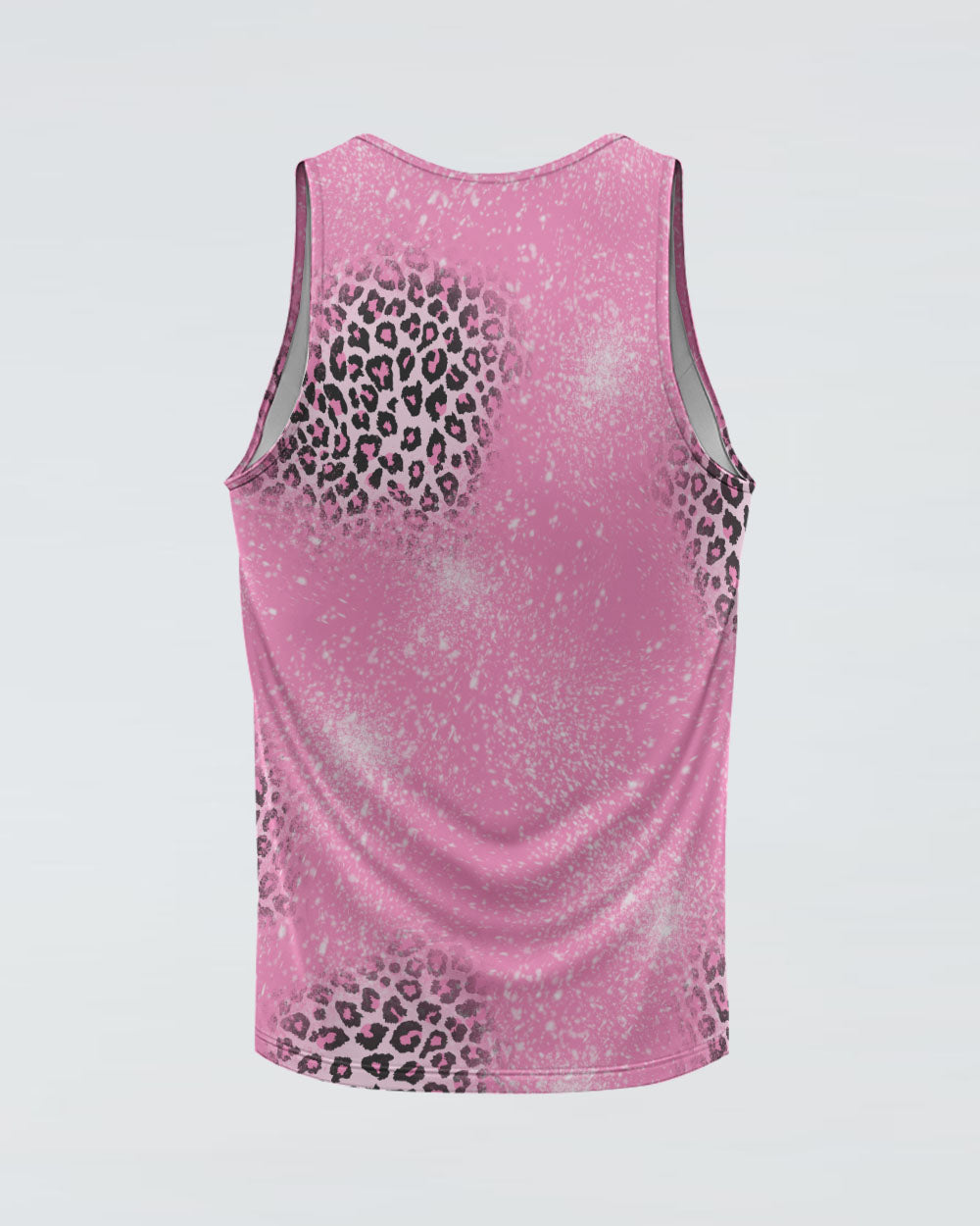 Pink Leopard Tackle Cancer Women's Breast Cancer Awareness Tanks