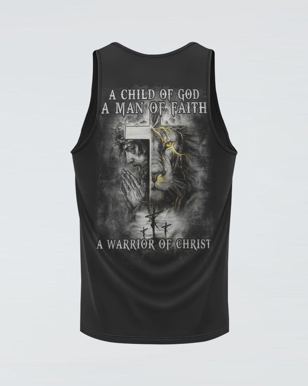 A Child Of God A Man Of Faith Men's Christian Tanks