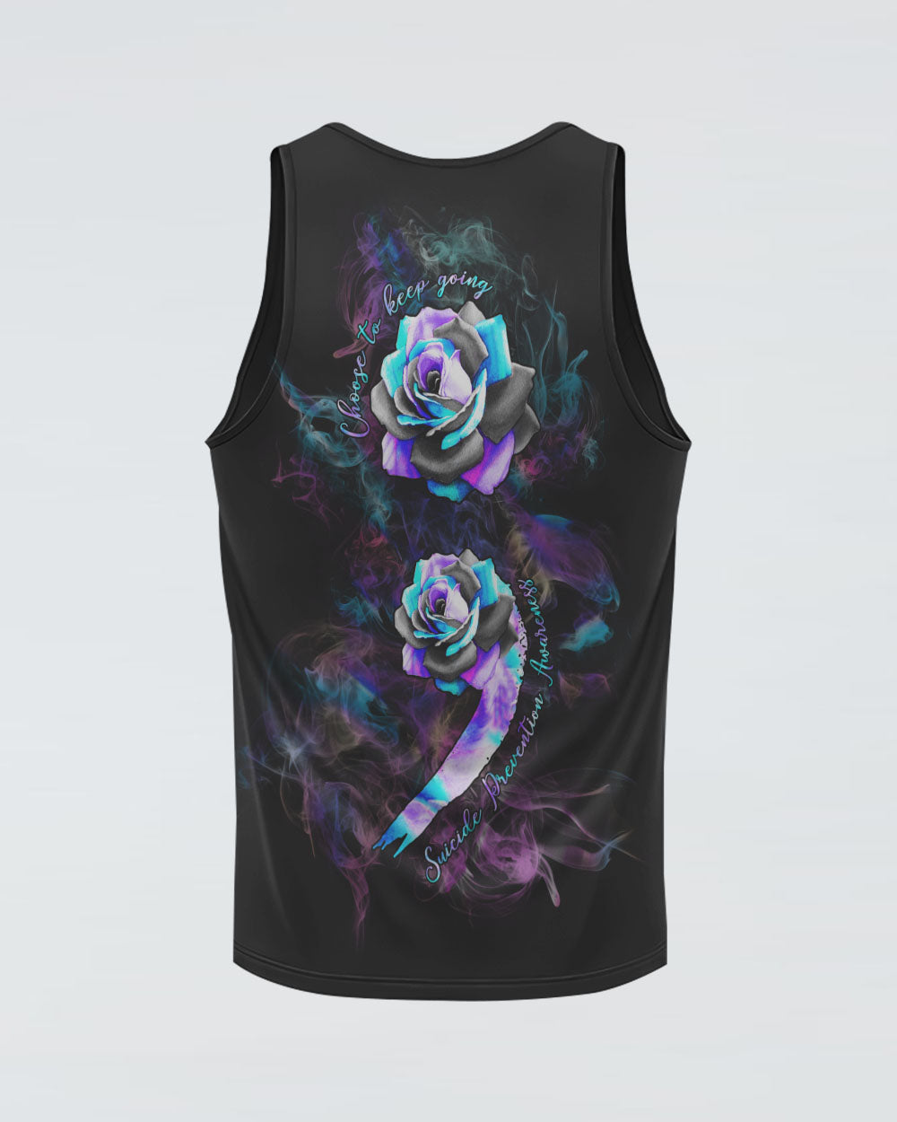 Choose To Keep Going Rose Women's Suicide Prevention Awareness Tanks