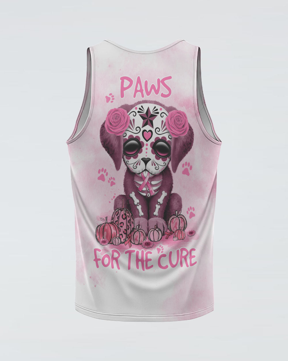 Paws For The Cure Dog Women's Breast Cancer Awareness Tanks