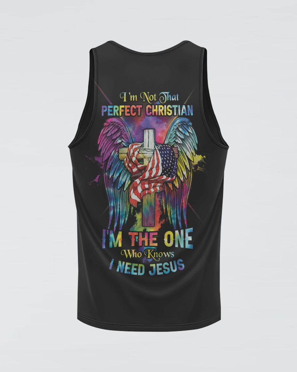 I'm Not That Perfect Christian Wings Women's Christian Tanks