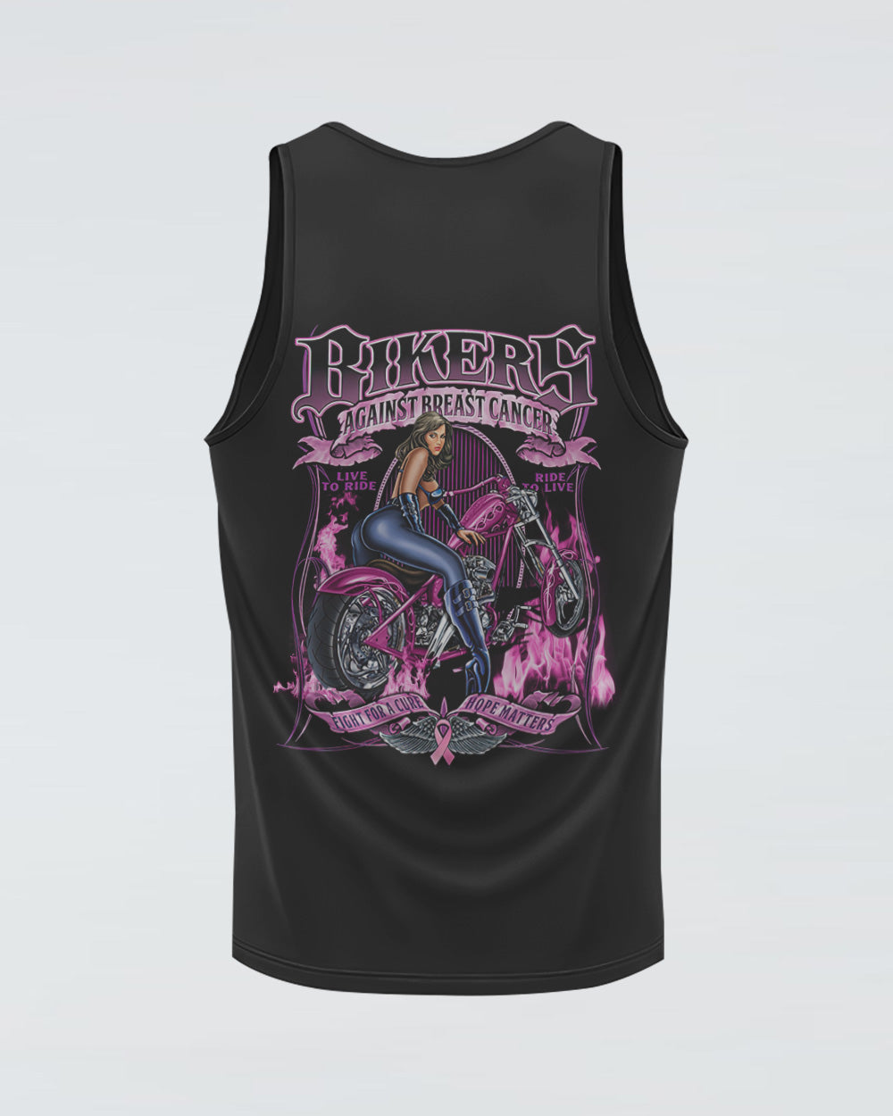 Bikers Fight For A Cure Women's Breast Cancer Awareness Tanks
