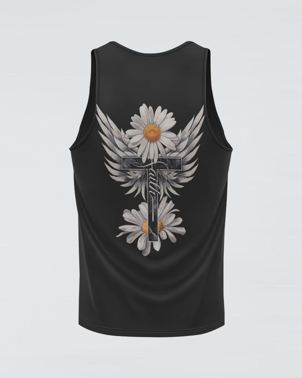 Daisy Wings Cross Faith Women's Christian Tanks