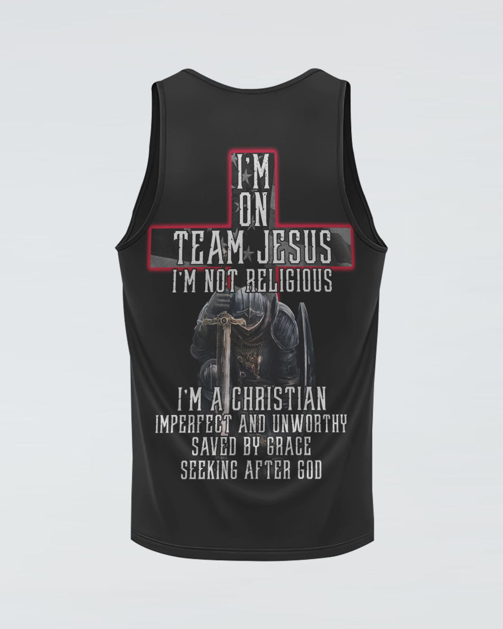 I'm On Team Jesus Men's Christian Tanks