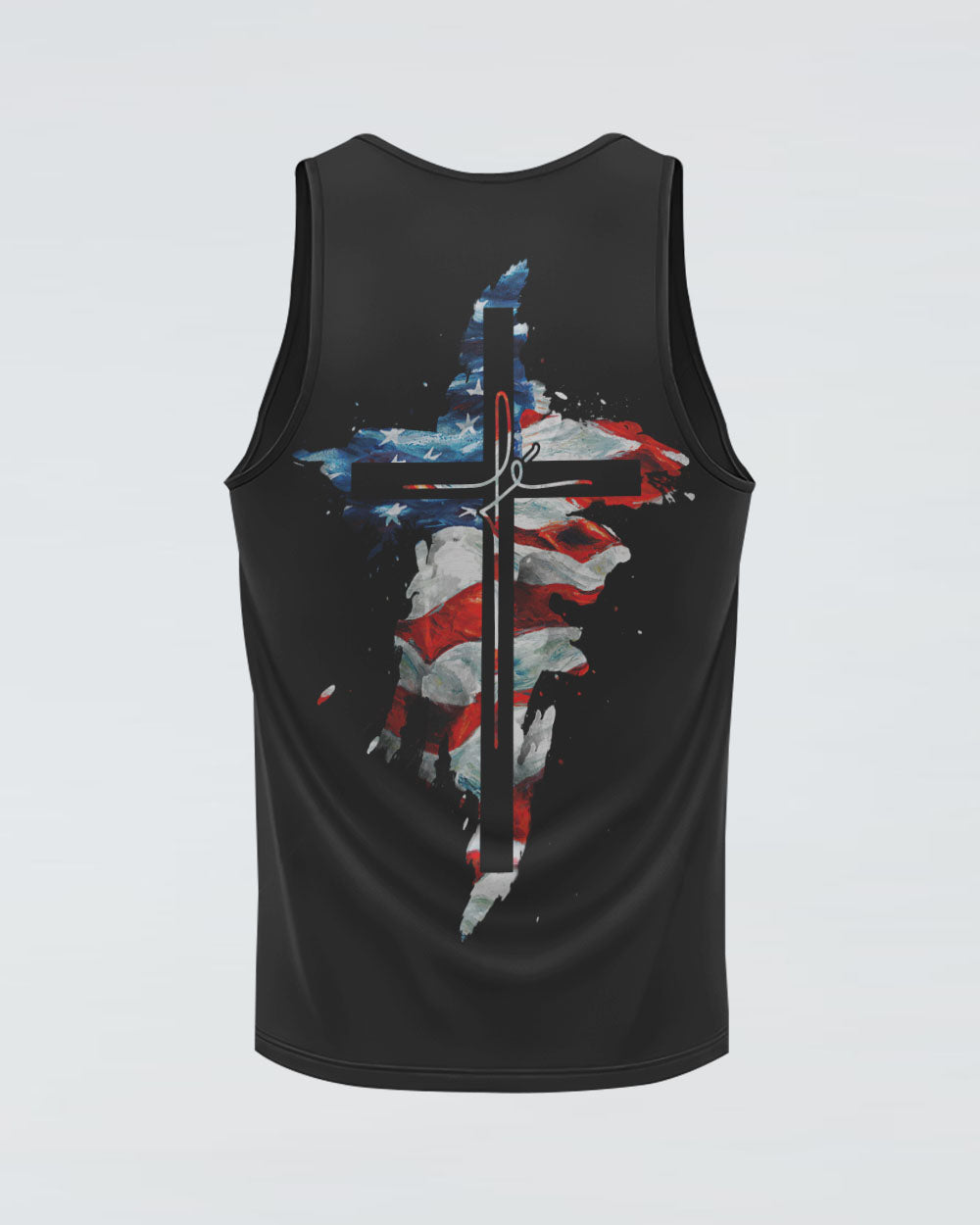 Fe Painting Cross Men's Christian Tanks