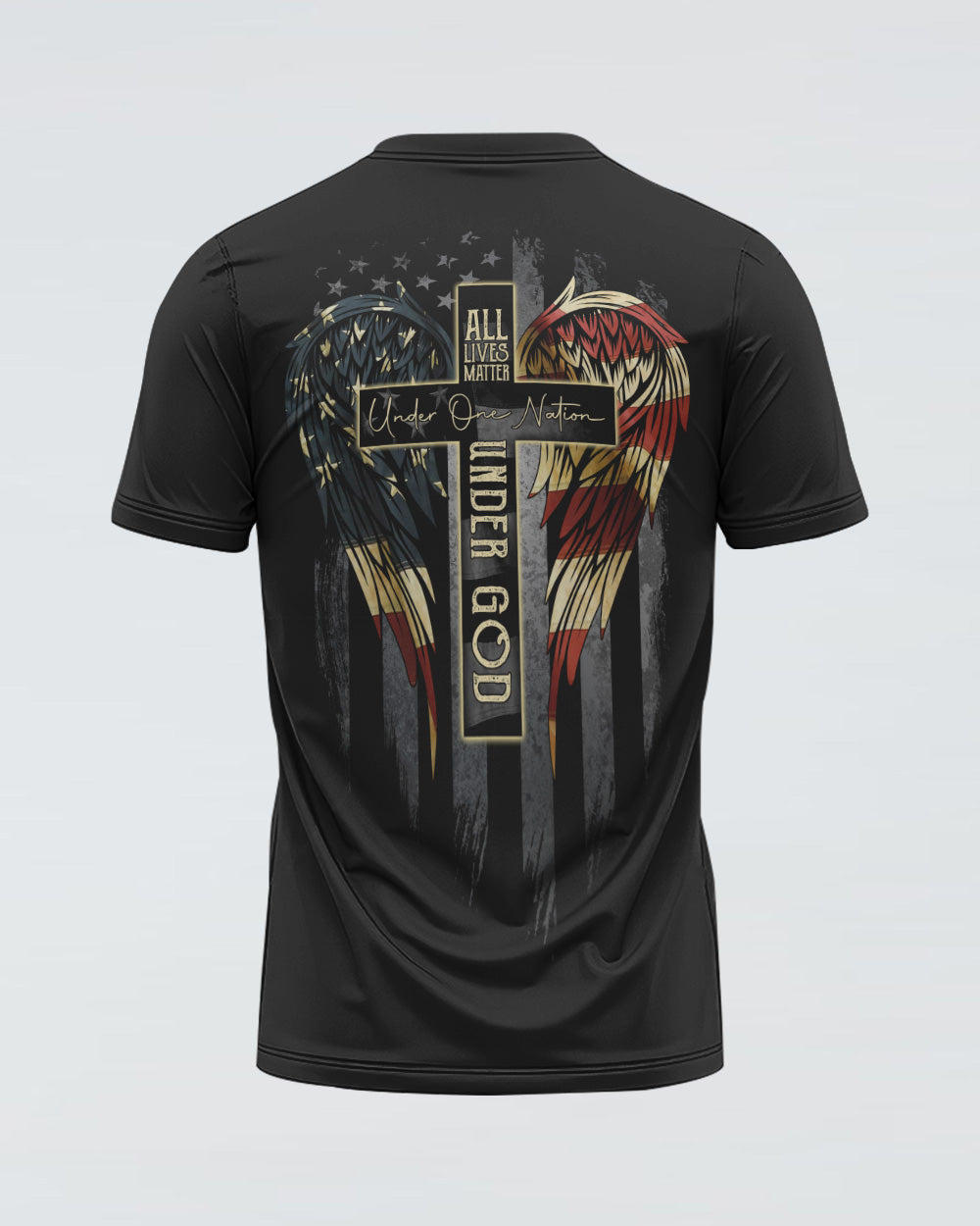 All Lives Matter Under One Nation Under God Women's Christian Tshirt