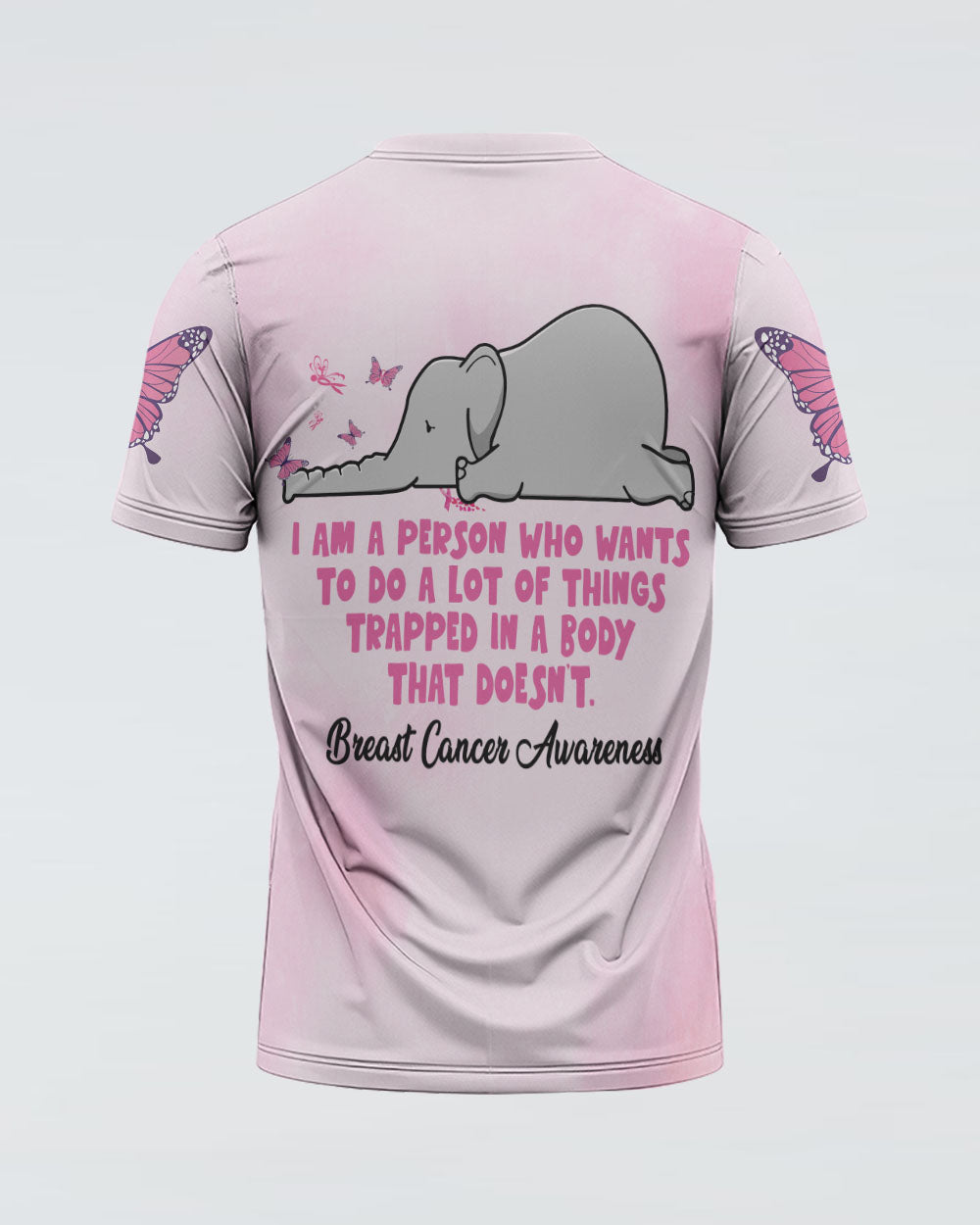 I Am A Person Who Wants To Do  Women's Breast Cancer Awareness Tshirt