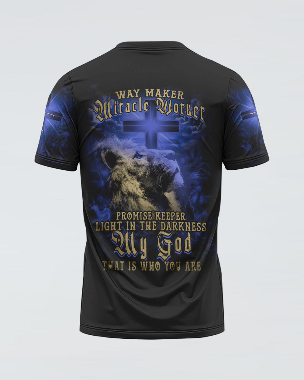 Way Maker Miracle Worker Promise Keeper Men's Christian Tshirt