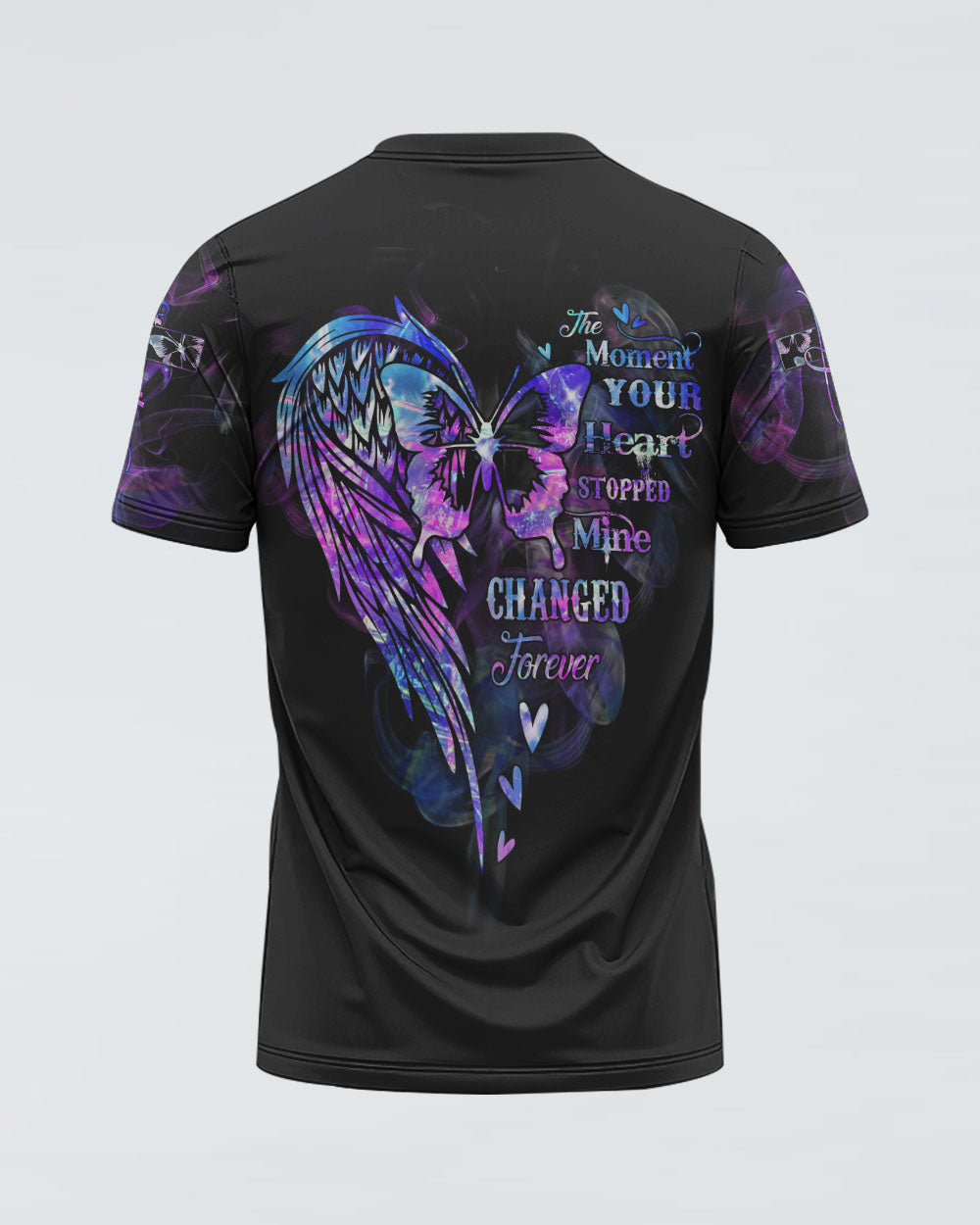 The Moment Your Heart Stopped Mine Changed Forever Women's Christian Tshirt