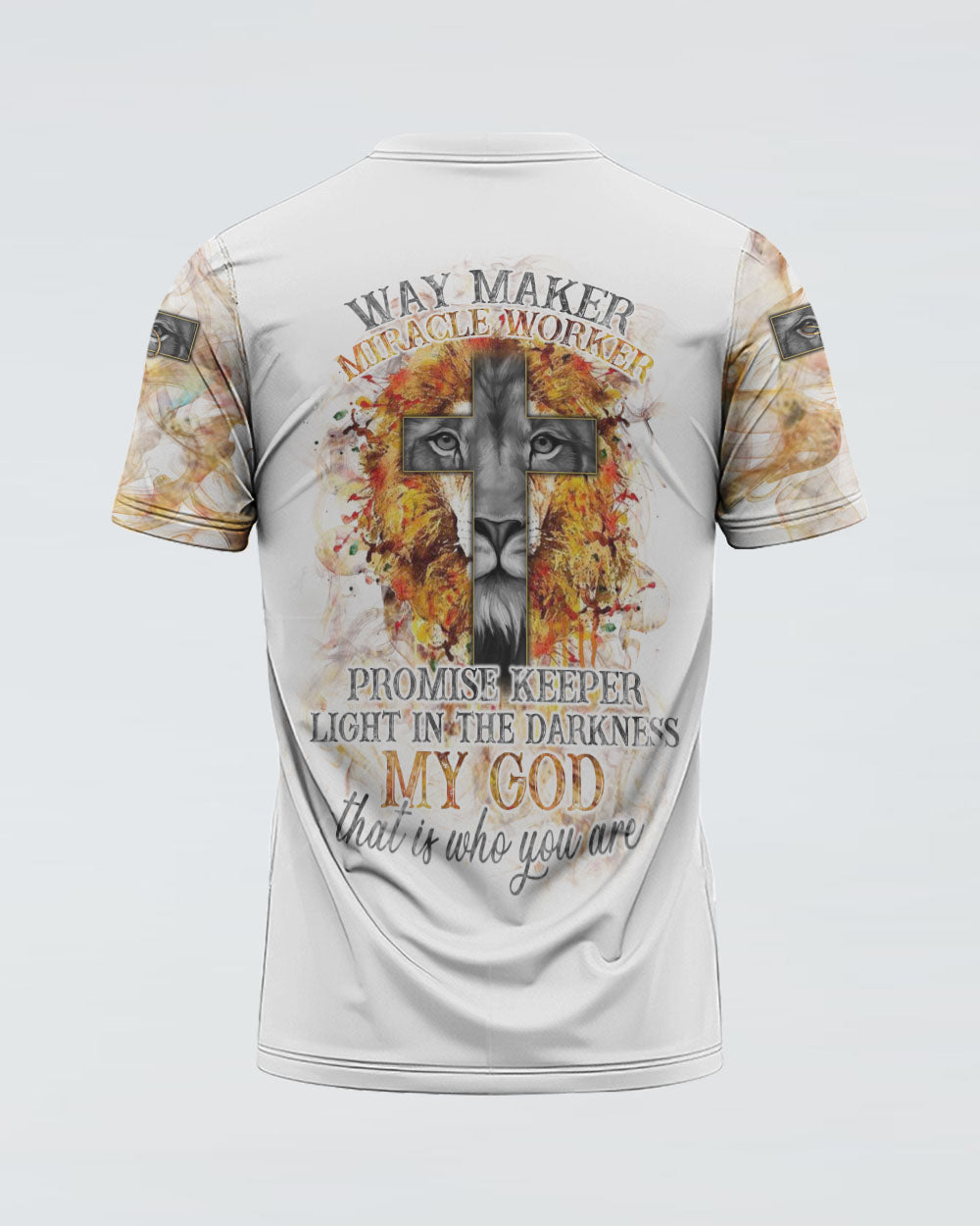Way Maker Miracle Worker Half Lion Smoke Women's Christian Tshirt