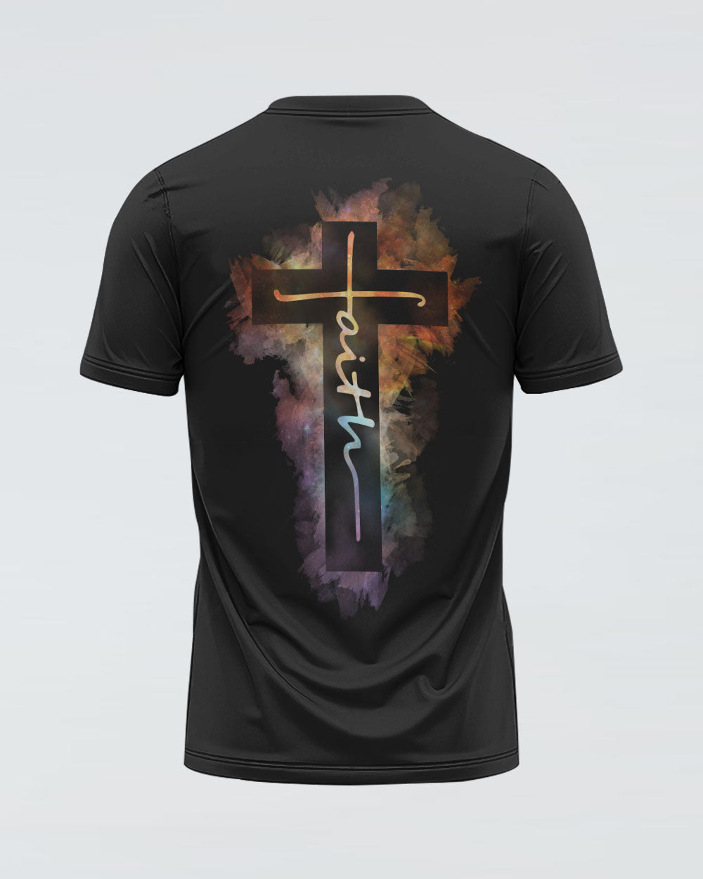 Faith Galaxy Cross Women's Christian Tshirt