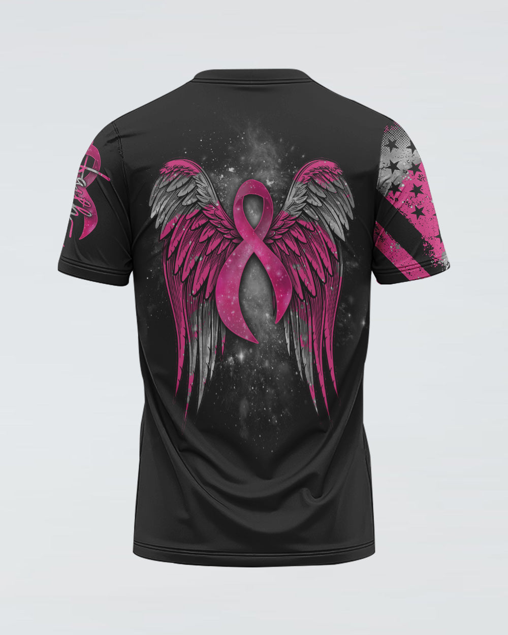 Wings Ribbon Women's Breast Cancer Awareness Tshirt